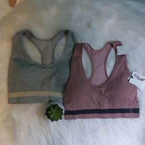 Jessica Simpson set of 2 lounge bras. Medium